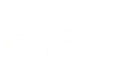 Colchester City Council logo, indicating a regional local authority client of DC Transport and Engineering.